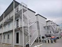 Maison conteneur à faible coût, maison préfabriquée pour champ pétrolier, exploitation minière, école, hôtel, logement, dortoir