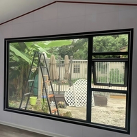 Maison préfabriquée de luxe en acier avec cuisine, 2 chambres, salon et entrée