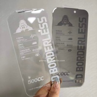 Film de protection d'écran ESD transparent antistatique 3D sans bordure en verre trempé 500cc pour iPhone 18 17 Pro Max 15 14 13