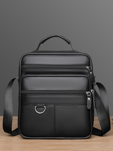 Four Size Outdoor Casual Fashion Business Real Travel Side Cross Body Men Shoulder Messenger Crossbody Sling <b>Bags</b> - Product Image 1