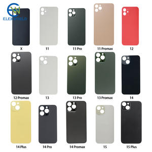 Cache arrière en verre pour <span class=keywords><strong>batterie</strong></span> de téléphone portable, compatible <span class=keywords><strong>iPhone</strong></span> 15, 16, 14, 13, <span class=keywords><strong>11</strong></span>, avec grand trou, accessoires de remplacement pour châssis arrière - Product Image 3