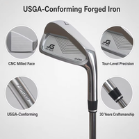 Ensemble de fers de golf à cavités de précision, face usinée CNC, sensation douce, performance d'impact stable, personnalisable avec votre marque