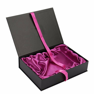 Luxury Wig Hair Extension Packaging Box With Ribbon