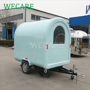 Wecare מיני רחוב נייד עגלות מזון מהיר מצויד במלואו קטן עגולים קטנים ואוכל נייד ואן טריילרים סרטנים למכירה
