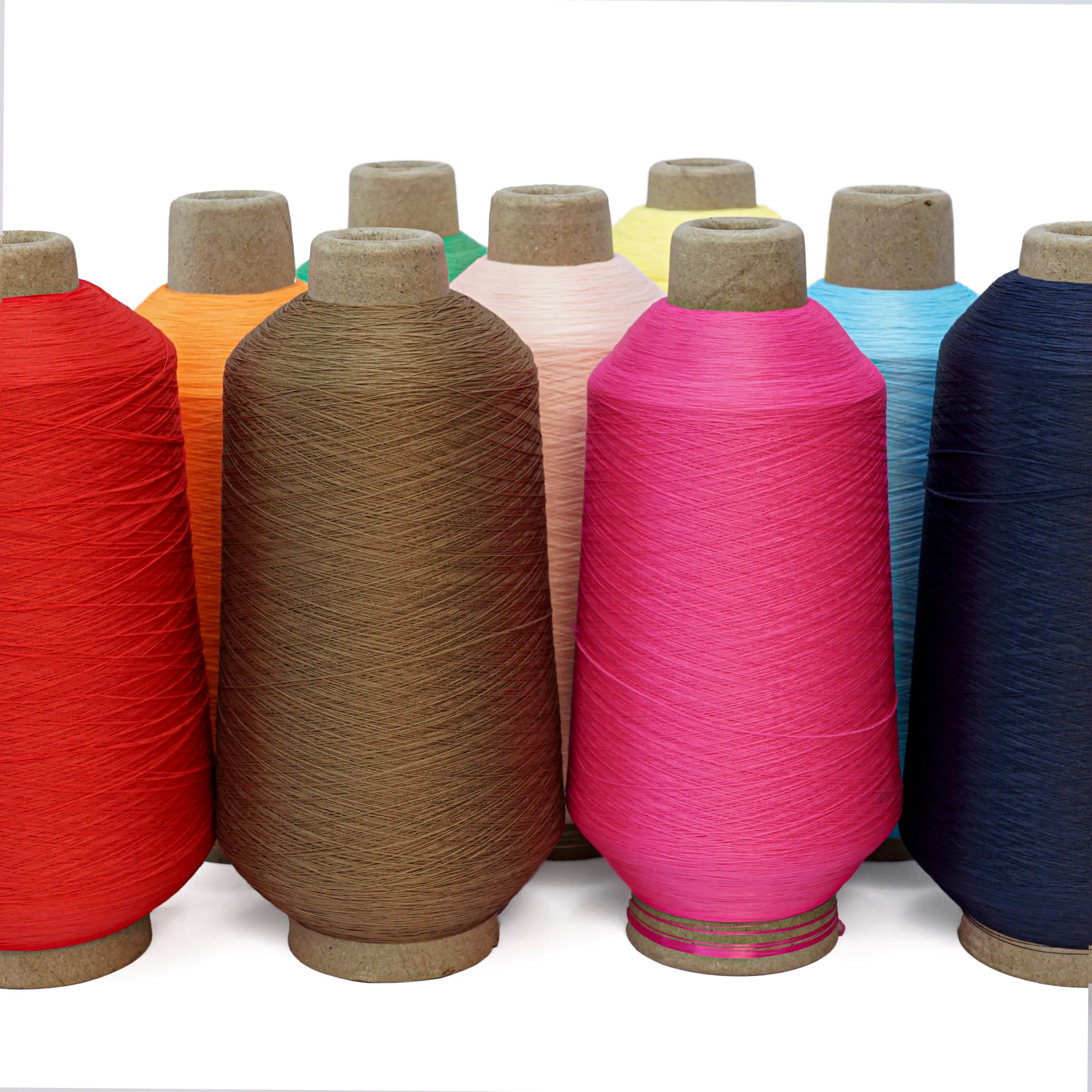 T Shirt Yarn 100 Nylon Textured thread two ply 70D Spandex-like Hight Elastic Yarn