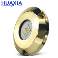 Nouveauté 120W RGBW multicolore 12V LED lumière sous-marine IP68 lampe de tableau arrière marin piscine bateau Yacht Dock