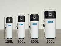 Chauffe-eau solaire thermodynamique tout-en-un 150L 200L 300L en acier inoxydable avec garantie de 2 ans pour l'eau chaude sanitaire (EWS) pour hôtels et extérieur