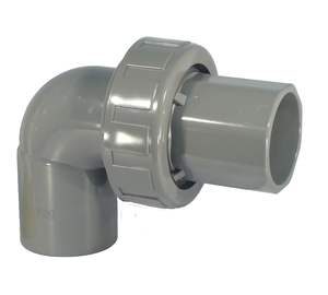 Coude Kansaikako avec joint préfabriqué (30A) – Coude PVC à 90 degrés avec joint torique - Product Image 1