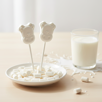 High Calcium Milk Flavor Hard Candy Stick | No Added Sugar Sweet Kids Snack