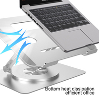 2024 nouveau support de tablette en métal pliable ergonomique support d'ordinateur portable rotatif à 360 degrés réglable