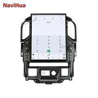 NaviHua - Unidad Principal Estéreo para Automóvil con Pantalla Vertical Estilo Tesla, Android 13, Carplay, Nueva para GMC Sierra Chevrolet Silverado 2019 2020 2021