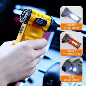พัดลมพกพาแรงสูงแบบเทอร์โบ 18V ชาร์จ USB ใช้ได้กับรถยนต์ ตั้งแคมป์ และกิจกรรมกลางแจ้ง - Product Image 3