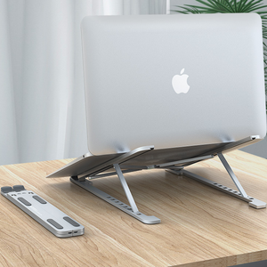 Boneruy الألومنيوم قابل للتعديل التهوية تبريد حامل دفاتر الملاحظات ل حامل كمبيوتر محمول قابلة للطي - Product Image 2