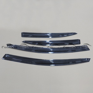 Visera de Ventana de Fibra de Carbono, Protector Solar y de Lluvia, Visera de Puerta Inyectada para Honda Civic Type R 2009+ - Product Image 2