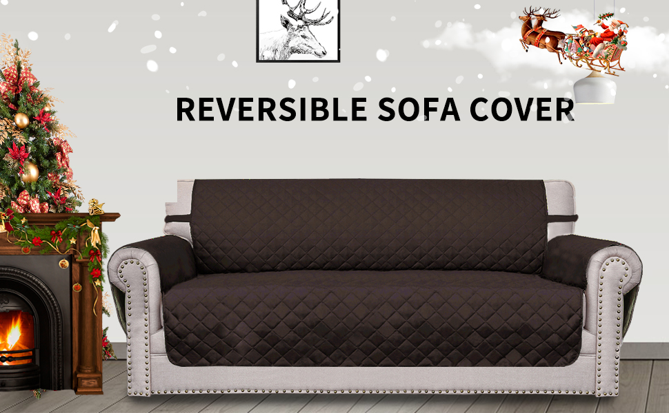 Reversible Water Resistant Couch Covers Durable Stylish