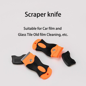 Làm Sạch <span class=keywords><strong>Scraper</strong></span> Cửa Sổ Kính Gốm <span class=keywords><strong>Scraper</strong></span> Hai Loại Lưỡi Nhựa Xử Lý Ô Tô Phim Sticker Remover - Product Image 6