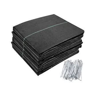 Heavy Duty Woven Agricultural Weed Mat Fabricl Plastic Products