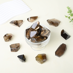หินคริสตัลควอตซ์สโมคกี้ธรรมชาติขัดเงาแบบขายส่ง สำหรับตกแต่ง - Product Image 5