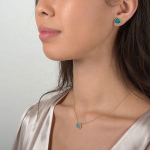 2025 nueva venta al por mayor Linda joyería fina 18K chapado en oro plata esterlina 925 declaración Stud pendientes mujeres fiesta de aniversario - Product Image 2