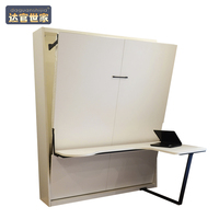 Meuble de bureau pliant multifonctionnel bon marché lit escamotable moderne avec bureau forme personnalisée lit escamotable vertical peu encombrant