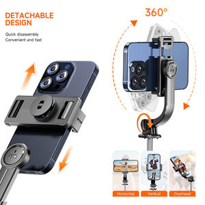 Trípode Automático Todo en Uno F02 de 1730 mm, Trípode Abierto de 68 Pulgadas con Soporte para Teléfono Desmontable, <span class=keywords><strong>Palo</strong></span> Selfie Plegable y Telescópico - Product Image 3