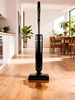 Aspirateur et serpillière tout-en-un pour sols durs, nettoyeur de sols humides et secs, pour nettoyer les salissures tenaces