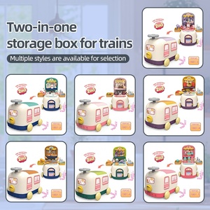 Personalizado simulado pequeño Doctor juguetes almacenamiento pequeño tren juguete 2 en 1 Doctor juego juguetes rompecabezas juego de rol - Product Image 5