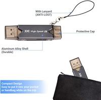 Lecteur de carte SD/MSD 3 en 1 avec ports USB 3.0 Type C Micro USB 2.0, pour Mac Windows Linux Ordinateurs portables Tablettes Smartphones avec OTG