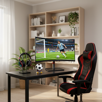 Moniteur d'ordinateur à écran incurvé de haute qualité, résolution 2560*1440, 27 pouces, 180 Hz, 2K HD, moniteur de jeu de bureau