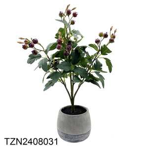 Tizen Haute Qualité Artificielle Pommier Feuilles Real Touch Feuilles En Plastique Simulation Plante Verte Décoration <span class=keywords><strong>De</strong></span> Jardin - Product Image 5