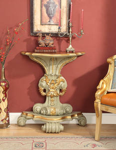 Goodwin Classique Amérique Style En <span class=keywords><strong>Bois</strong></span> Massif <span class=keywords><strong>Maison</strong></span> <span class=keywords><strong>Console</strong></span> Table et Miroir Salon Suite Salon Table GGC46-49 - Product Image 4