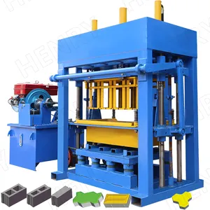 Qt4-30 Hydraulic Brick Making Machine And Diesel Soil Brick Machine And Compressed Earth Block Machine