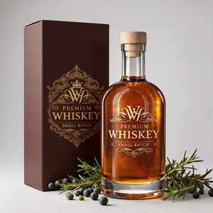 Bouteilles de Luxe en Verre XO 700ml Personnalisables Vides pour <span class=keywords><strong>Cognac</strong></span>, Whisky, Spiritueux – Emballage Haute Qualité en Verre Flint - Product Image 3