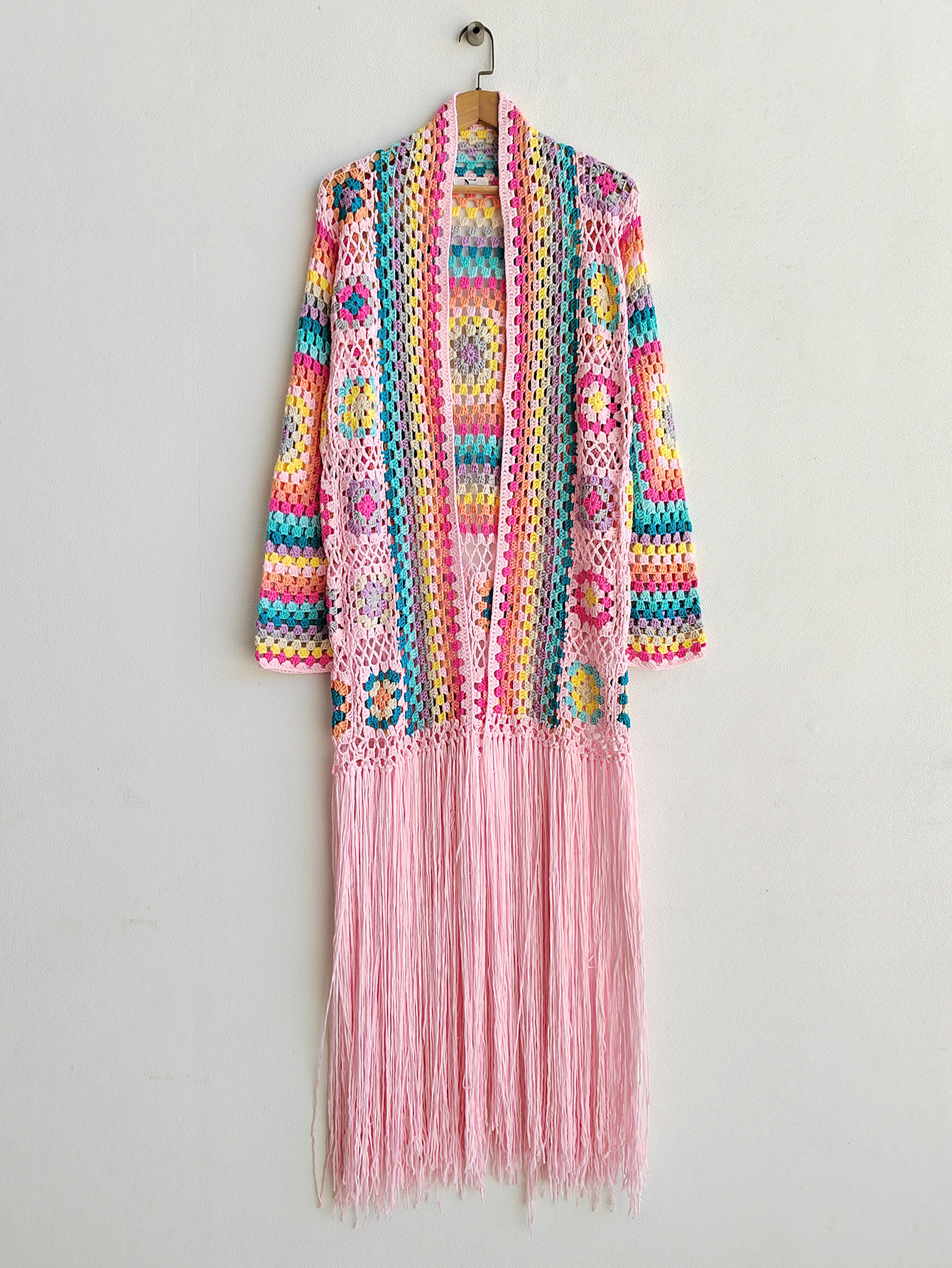 ANSZKTN Women Fashion Clothing - Maxi Fringe Coats Jacket
