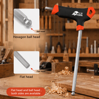Clé Allen à poignée en T en acier haute dureté de qualité industrielle personnalisée Horn Tools, clé Torx, prise en charge OEM, métrique 800 N-m