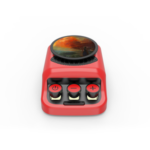 Mini altavoz Bluetooth retro inteligente de alta calidad con diseño de CD especial de luz colorida que gira cuando se reproduce música - Product Image 3