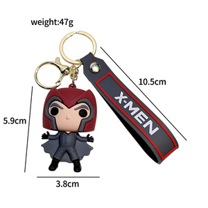 Llavero <span class=keywords><strong>de</strong></span> <span class=keywords><strong>Deadpool</strong></span> y <span class=keywords><strong>X</strong></span>-<span class=keywords><strong>Men</strong></span>, Muñeco <span class=keywords><strong>de</strong></span> Silicona <span class=keywords><strong>de</strong></span> Wolverine para Coche y Bolso, Venta al por Mayor Disponible - Product Image 5