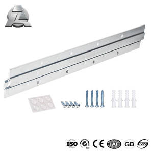 ZJD-ZC124B 12 en 30 cm Heavy Duty Montage Mural Coupe En Alliage D'aluminium Panneau Suspendu Cintre Z Clips Taquet Français - Product Image 2