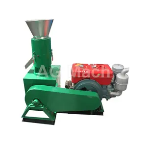 Durable Rice Husk Sawdust Pellet Mill Diesel Wood Pellet Machine