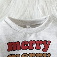 Sweat-shirt unisexe pour bébé en polyester avec capuche, idéal pour la sublimation, pull de Noël pour enfants, t-shirt pour bébés filles