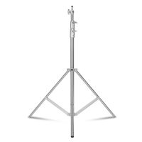 Support d'éclairage en acier inoxydable robuste de 2,8 m, capacité de charge de 10 kg, trépied de studio photo pour éclairage LED, studio photo