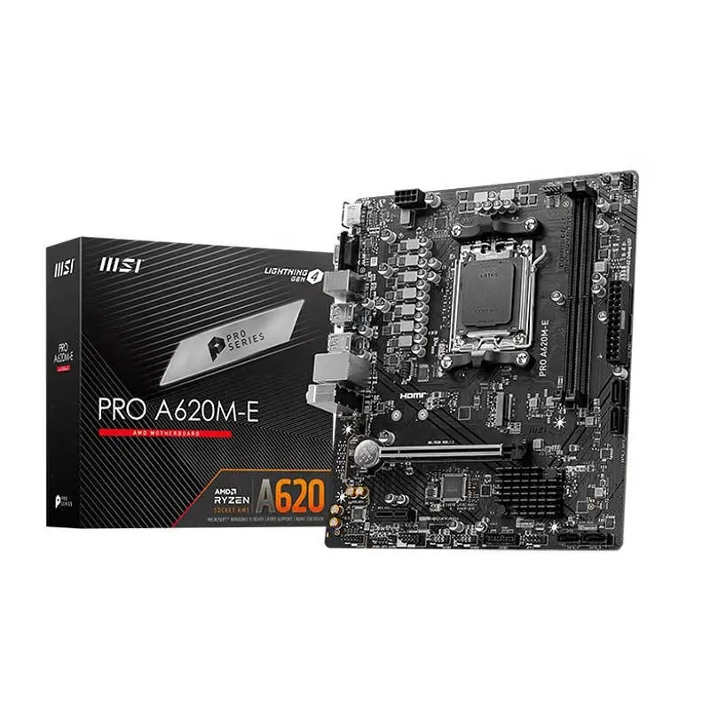MSI PRO A620M-E Motherboard With AMD 7000 Series CPU Supports DDR5 Memory Mother Board 96GB PC Parts Gaming Motherboard