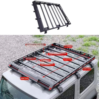 Porte-bagages de toit Lantsun JMN145 en alliage d'aluminium + acier pour Suzuki Jimny 2019-2026, 3 portes uniquement