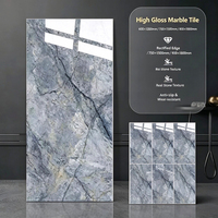 Foshan Luxe Soie Dorée Design Moderne 600*1200 Carreaux Vitrifiés Brillants Intérieur Salon Hall Brique Dorée Carreaux Atmosphériques