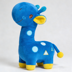 盛業ブランド玩具メーカー ベストセラー 完璧な青いキリンのぬいぐるみ かわいいぬいぐるみ 動物人形 企業販促用 - Product Image 1