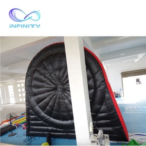 Al aire libre entretenimiento tiroteo pista de obstáculos inflables cancha de fútbol de pelota de golf juego de deportes <span class=keywords><strong>pie</strong></span> - Product Image 3