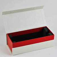 Bouteille de vin rouge unique magnétique de luxe personnalisé, boîte d'emballage cadeau en carton
