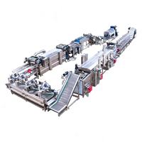 HT Custom 100-3000Kg/uur diepvriesfrieten verwerkingslijn met geïntegreerde automatische apparatuur voor aardappel schillen & snijden
