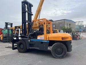 Montacargas Diésel TCM de 10 Toneladas, Mástil de Dos Etapas, Desplazador Lateral Hidráulico, Neumáticos Neumáticos, Operación Asentado, Uso en Interiores, Planta de Fabricación - Product Image 5