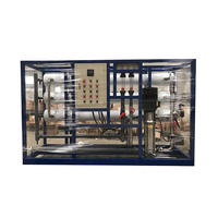 Système de purification d'eau par osmose inverse (RO) industriel et commercial 4000L/H, directement de l'usine, avec pompe et moteur PLC